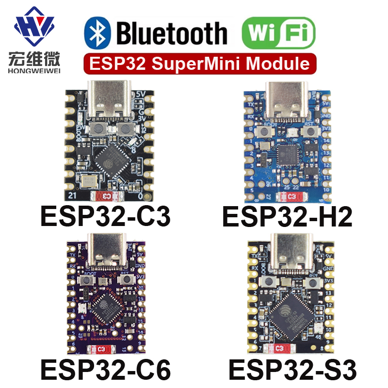 Esp32 H2 - Одноядерный модуль платы разработки SuperMini ESP32-S3