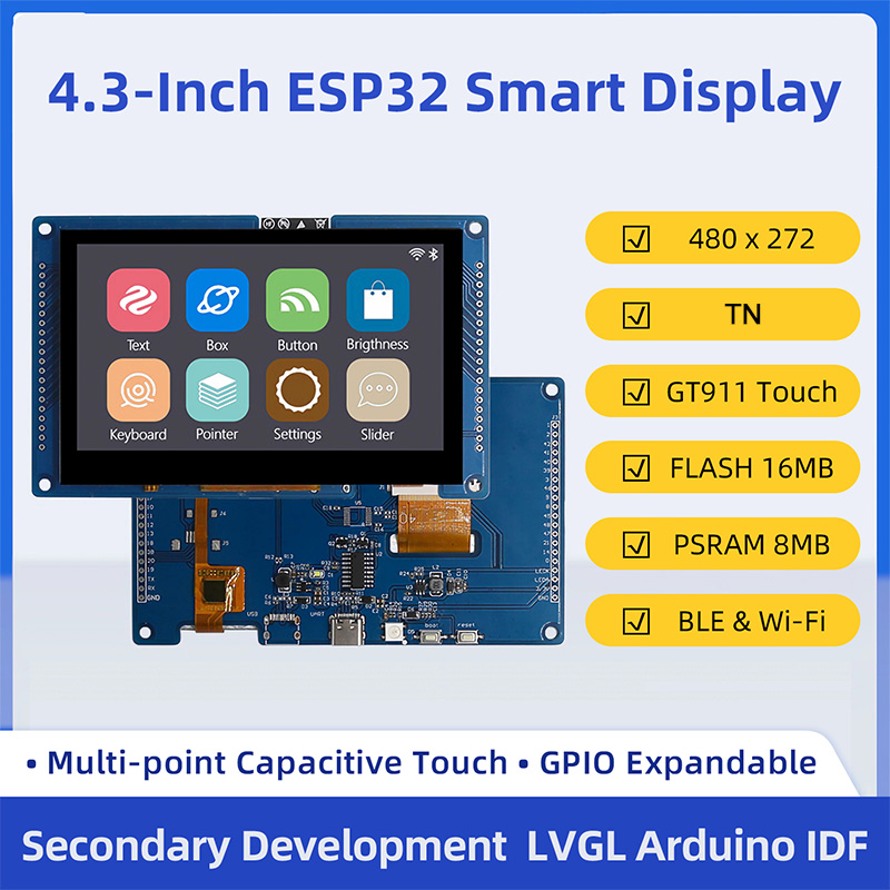 Esp32 P4 - Плата разработки ESP32 S3 с 4,3-дюймовым