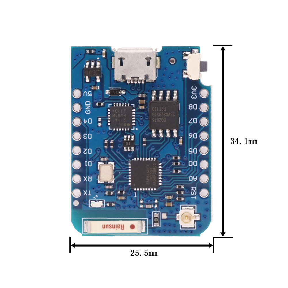 Плата разработки WeMos D1 Mini – обзор и цена Esp8266 Nodemcu