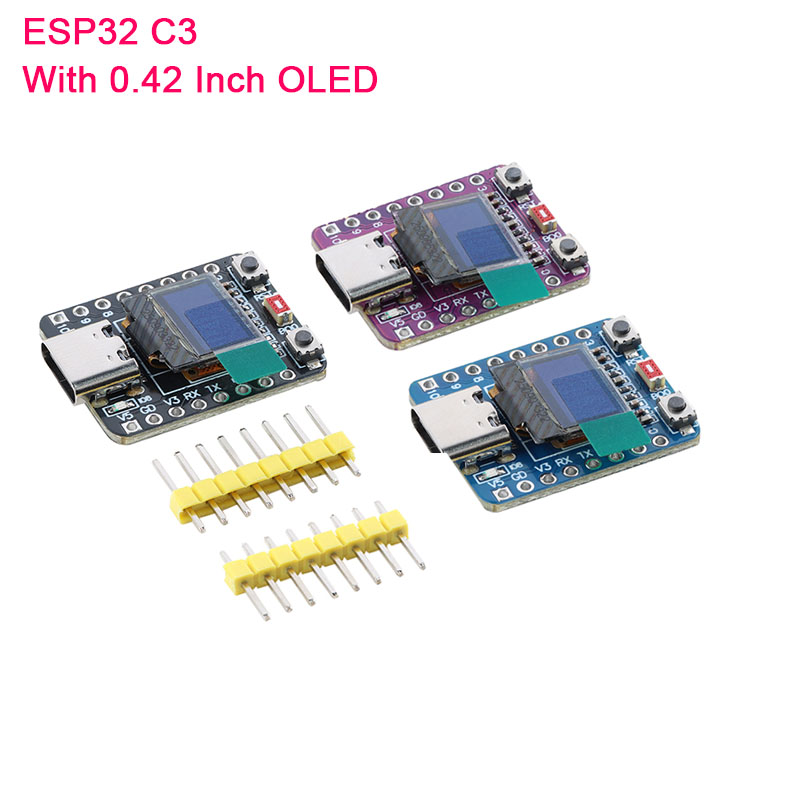 ESP32-C3 0,42-дюймовый OLED-ди – обзор и цена Esp32 C3