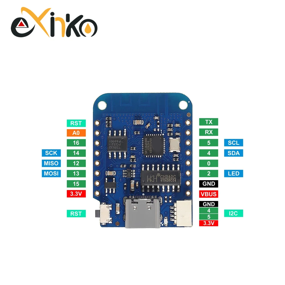 1/5/10 шт. WeMos D1 Mini ESP82 – обзор и цена Esp8266 Nodemcu